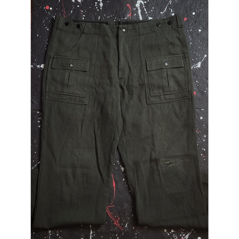 Vintage 80s Filson men's distressed workwear hunting wool cargo pants sz 42 RARE